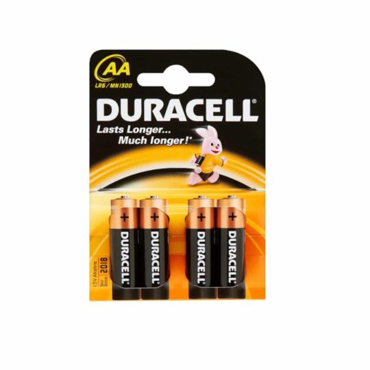 Bateri Duracell AA (4 copë)
