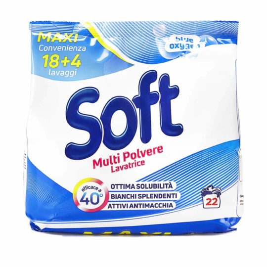 Detergjent Pluhur Soft (2 copë)