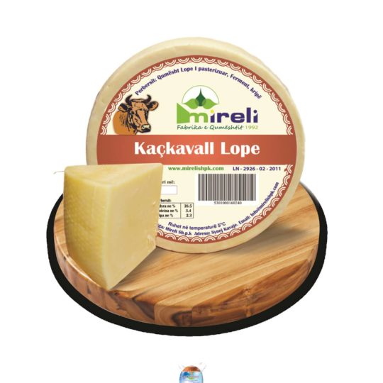 Djathë kaçkavall lope Mireli (1kg)
