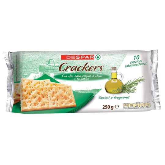 DESPAR CRACKERS ME ROZMARINE DHE VAJ EXV 250GR