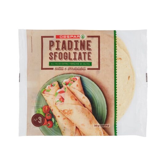 DESPAR PIADINE ME VAJ ULLIRI 360GR