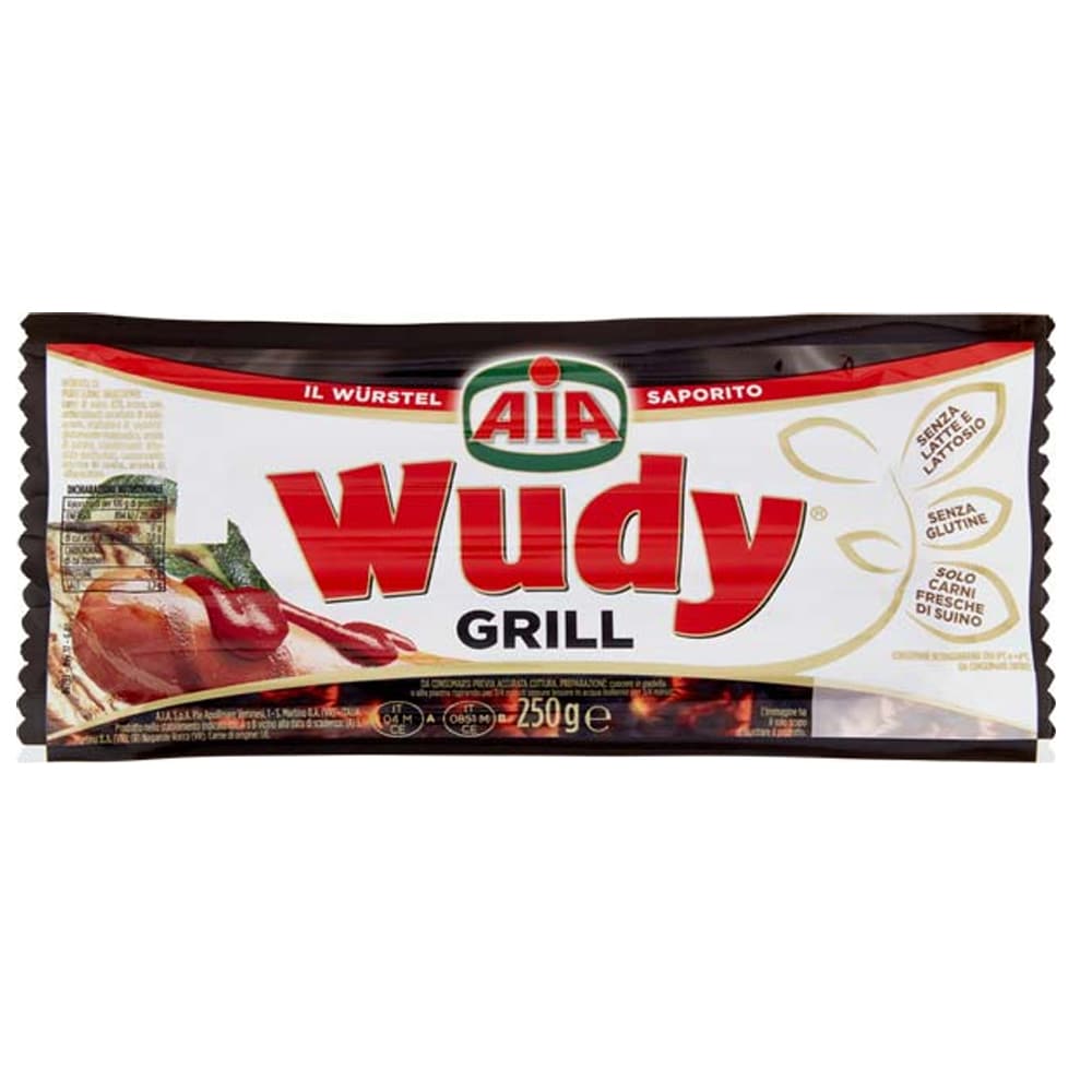 Wurstel Wudy AIA grill 250gr