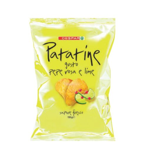DESPAR PATATINA LIME & PIPER I KUQ 150GR