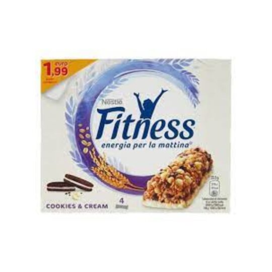 MUSLI BARS FITNESS COOKIES & CREAM 94GR