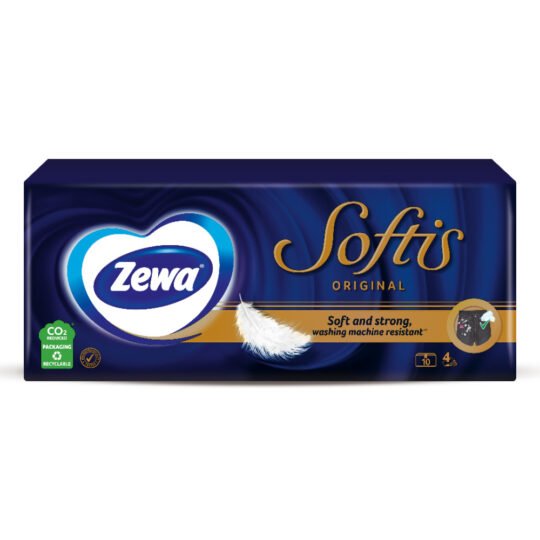 FACOLETA ZEWA SOFTIS ORIGINAL 4 PLY 10 COPE
