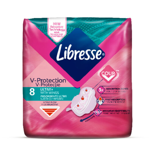 PECETA FEMRA MUJORE LIBRESSE ULTRA LONG WING 8PCS